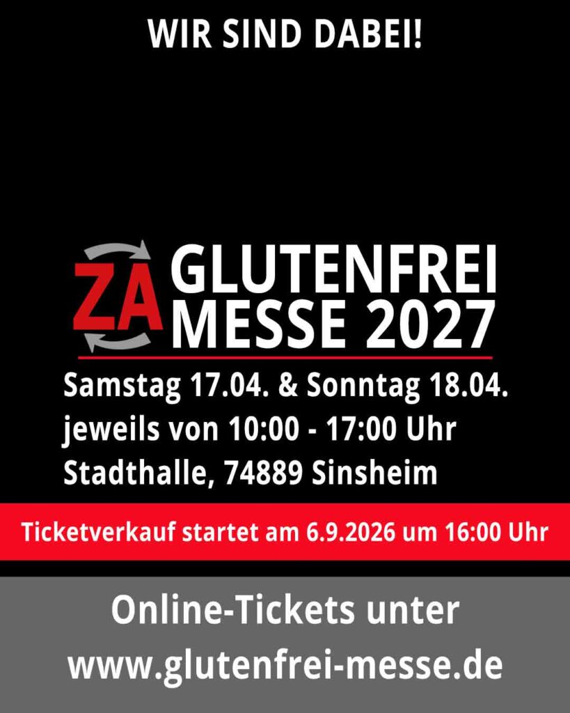 Glutenfrei Messe 2027 - Wir sind dabei - Platzhalter